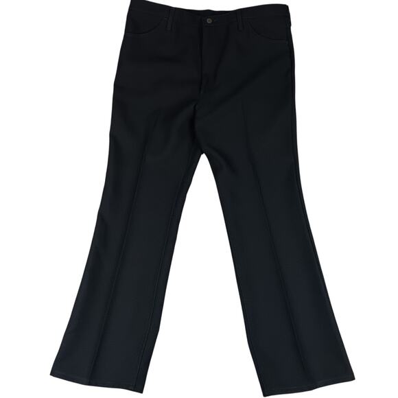 Wrangler Rancher Vintage Dress Boot Jeans Men 42X32 Black Western Cowboy Stretch - Picture 3 of 13